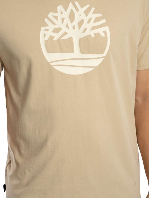 Timberland Camiseta Con Logo De Árbol, Beige - Image 4