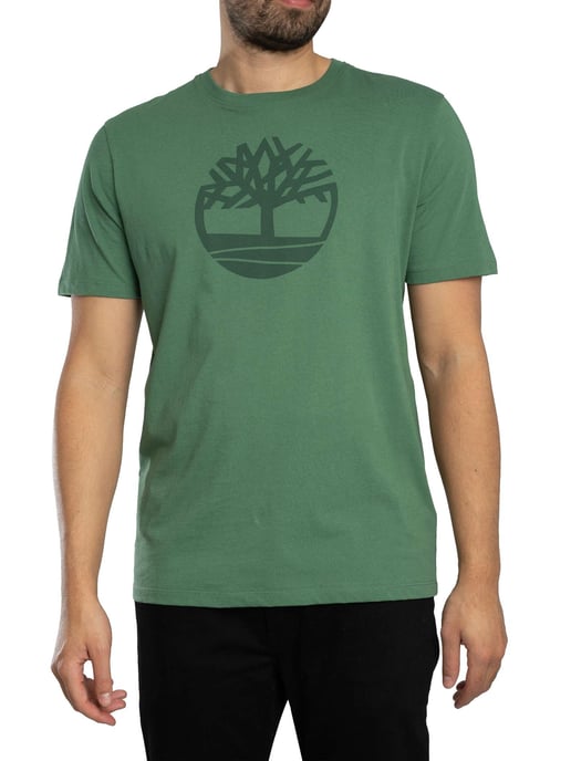 Timberland Camiseta Con Logo De Árbol, Verde - Image 2