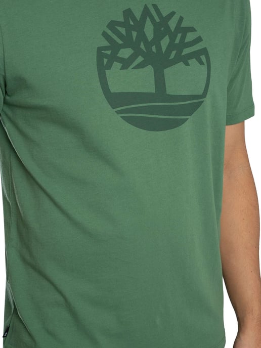 Timberland Camiseta Con Logo De Árbol, Verde - Image 4