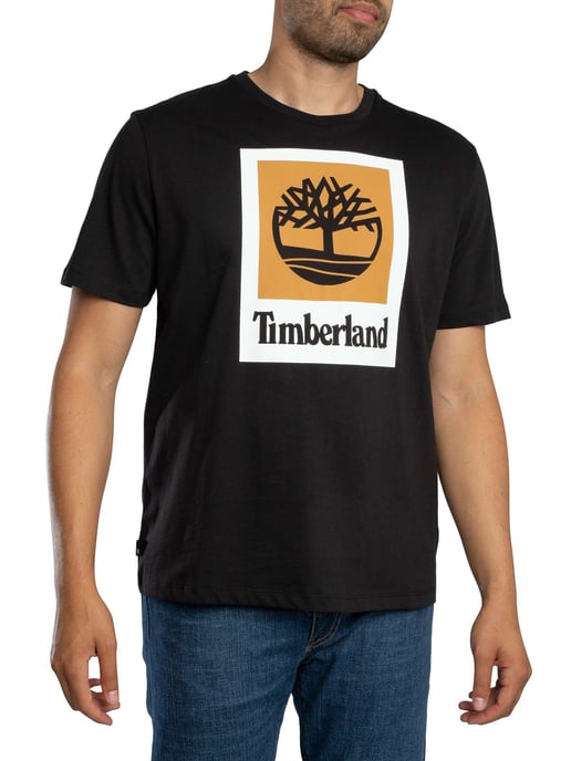 Timberland Camiseta Corta Con Gráfico De Colores, Negro - Image 2
