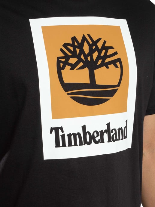 Timberland Camiseta Corta Con Gráfico De Colores, Negro - Image 4