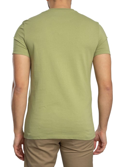 Timberland Camiseta Ajustada Con Logotipo Bordado, Verde - Image 3