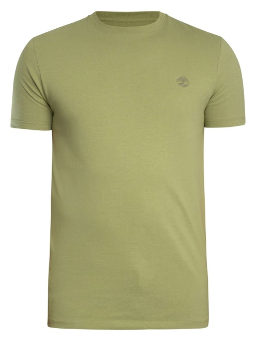 Timberland Camiseta Ajustada Con Logotipo Bordado, Verde - Image 5