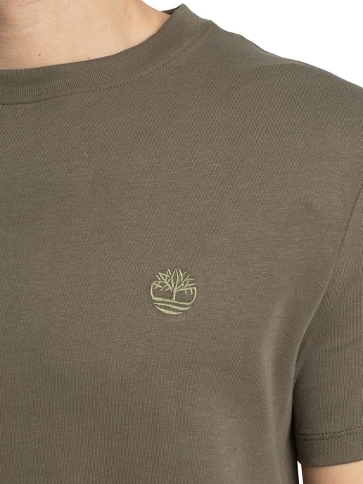 Timberland Camiseta Ajustada Dunstan River Crew, Verde - Image 4