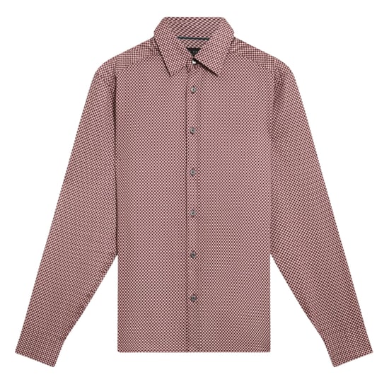 Camisa Ted Baker Jozef Mini Geo Print Color Morado Claro - Image 1