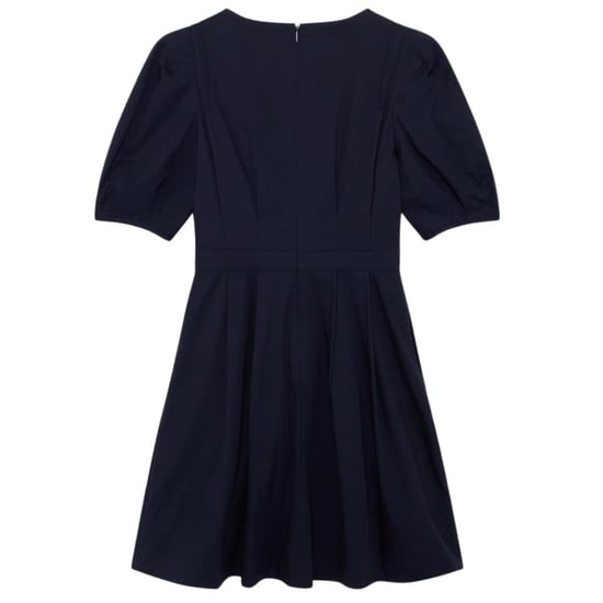 Minivestido Azul Marino Con Cuello En V Y Mangas Abullonadas Uvita De Ted Baker - Image 2