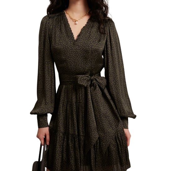 Minivestido Negro Con Cinturón Y Estampado Phoeba De Ted Baker - Image 4