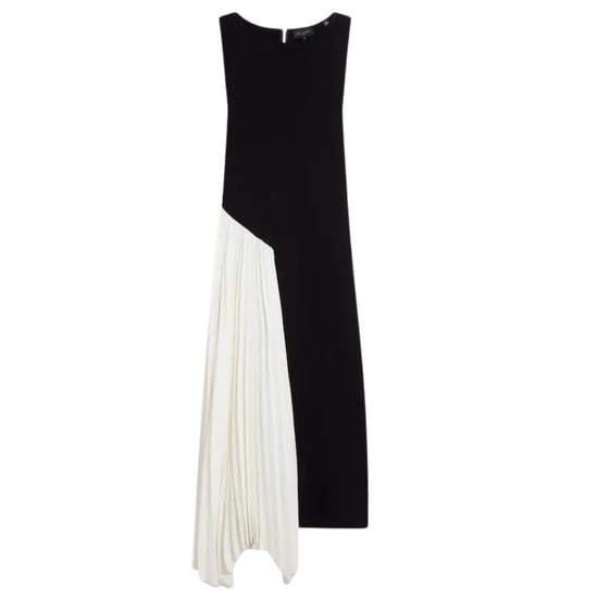 Vestido De Punto Negro Sin Mangas Zeera De Ted Baker Con Panel En Contraste - Image 1