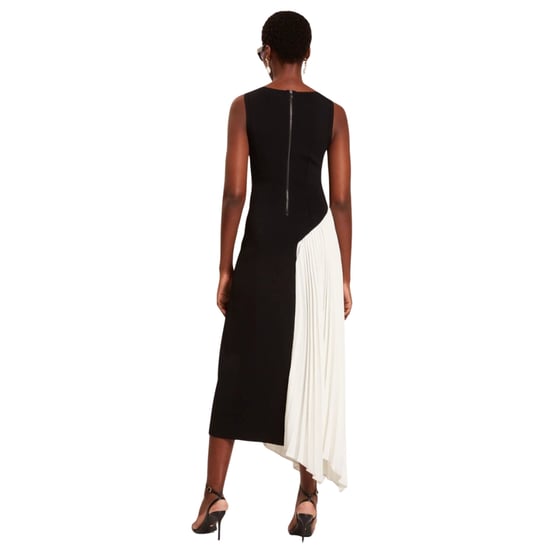 Vestido De Punto Negro Sin Mangas Zeera De Ted Baker Con Panel En Contraste - Image 3