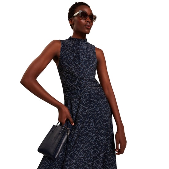 Vestido Midi Negro Sin Mangas Estampado Inisha De Ted Baker - Image 4