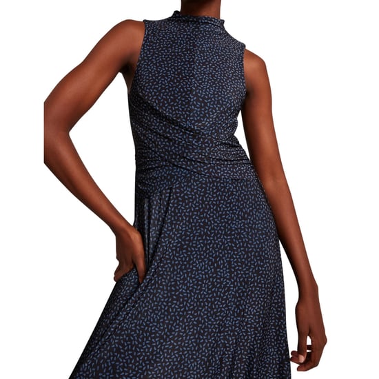 Vestido Midi Negro Sin Mangas Estampado Inisha De Ted Baker - Image 6