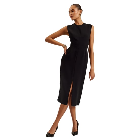 Vestido Midi Negro A Medida De Ted Baker Manabdl - Image 2