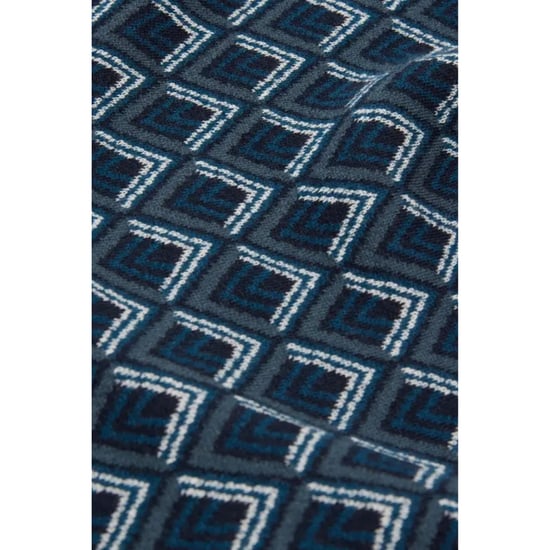Polo Azul Marino De Punto Jacquard Geométrico Melvvin De Ted Baker - Image 6