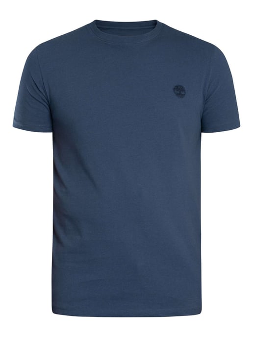 Timberland Camiseta Ajustada Con Logotipo Bordado, Azul - Image 5