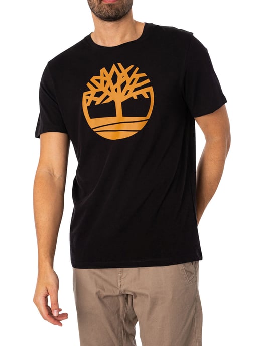 Timberland Camiseta Con Logo De Árbol, Negro - Image 2