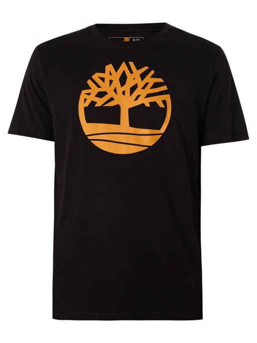 Timberland Camiseta Con Logo De Árbol, Negro - Image 5
