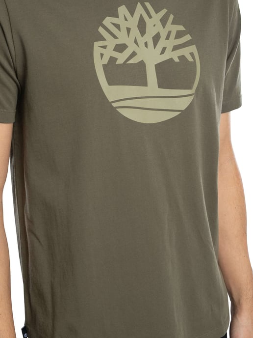 Timberland Camiseta Con Logo De Árbol, Verde - Image 4