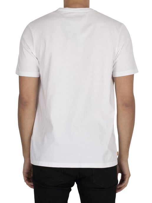 Timberland Camiseta De Marca, Blanco - Image 3