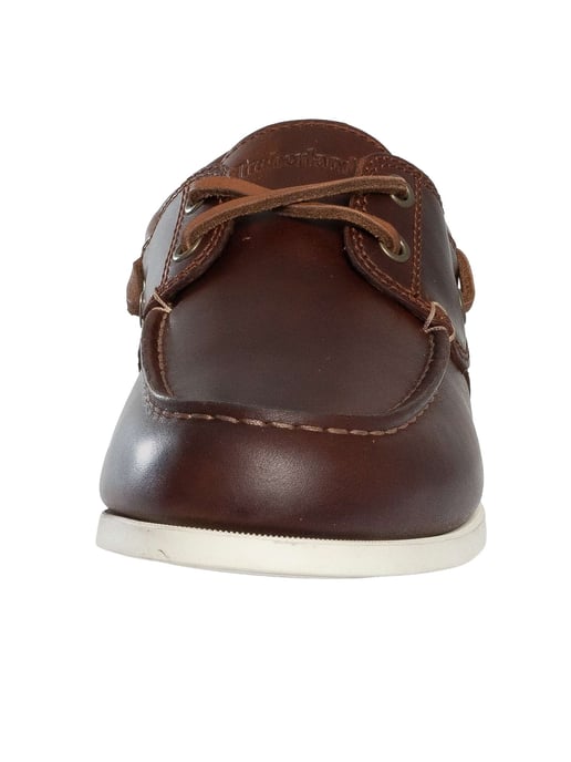 Timberland Zapato Náutico De Cuero Esencial Cedar Bay, Marrón - Image 4