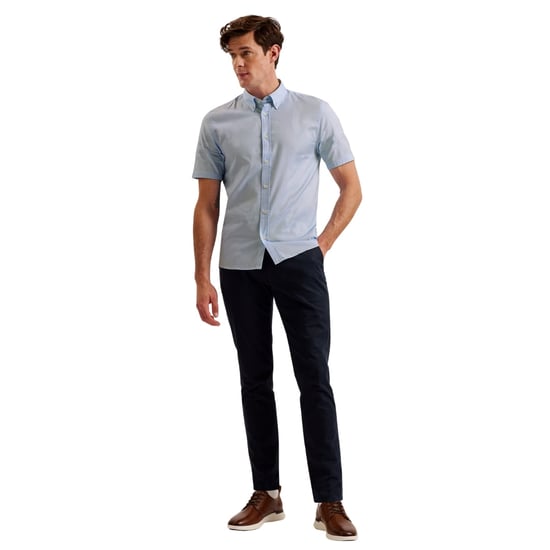 Camisa Oxford Azul Claro Ted Baker Aldgte Regular Premium - Image 3