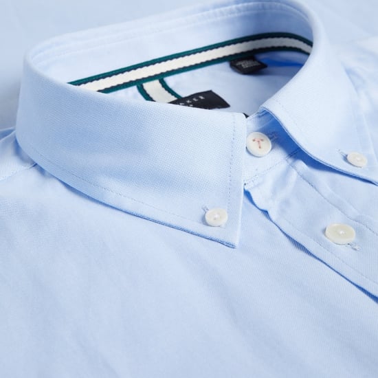 Camisa Oxford Azul Claro Ted Baker Aldgte Regular Premium - Image 6