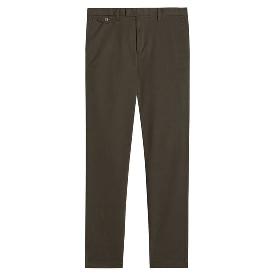 Pantalones Elegantes De Color Caqui De Corte Ajustado Genay De Ted Baker - Image 1