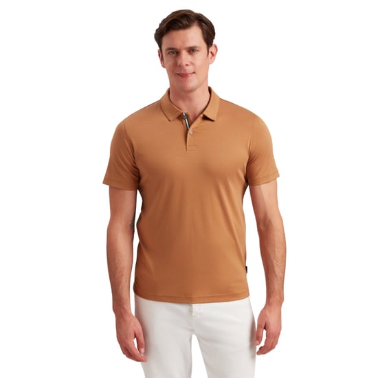 Polo Marrón Ted Baker Zeiter Slim Soft Touch - Image 3