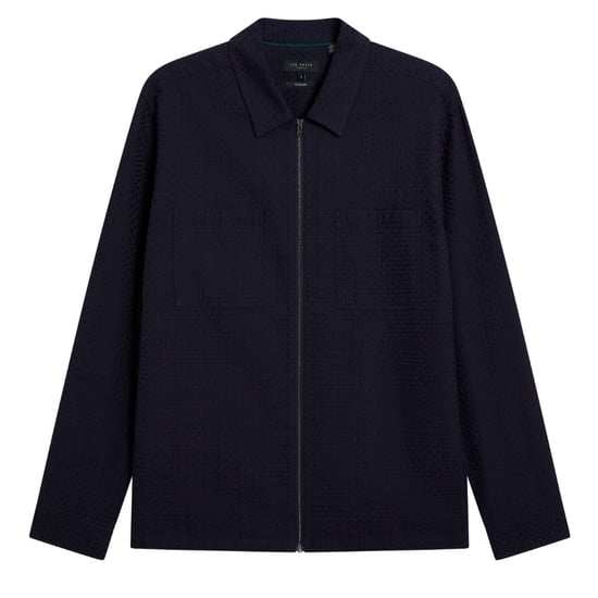 Sobrecamisa Azul Marino Con Cremallera Kailins De Ted Baker - Image 1