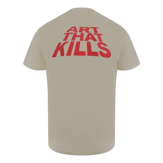 Camiseta Blanca Antigua Con Estampado De Personas Transparentes Del Departamento De Galería - Image 2