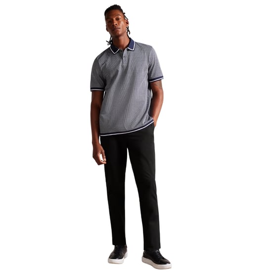 Pantalón Chino Negro De Corte Regular Genbee De Ted Baker - Image 2