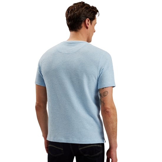 Camiseta Azul Texturizada Regular Ted Baker Curlys - Image 2