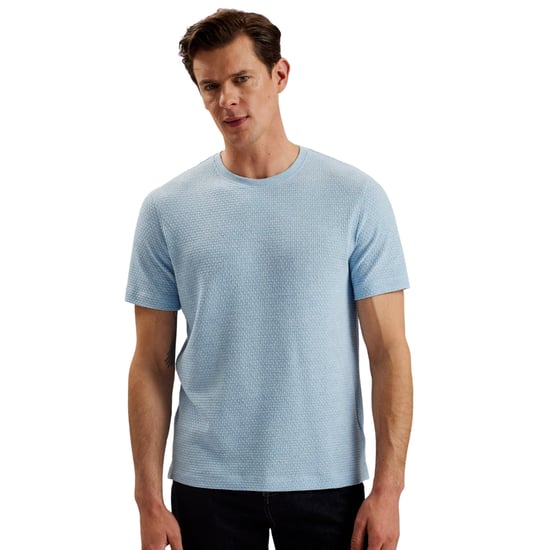 Camiseta Azul Texturizada Regular Ted Baker Curlys - Image 4