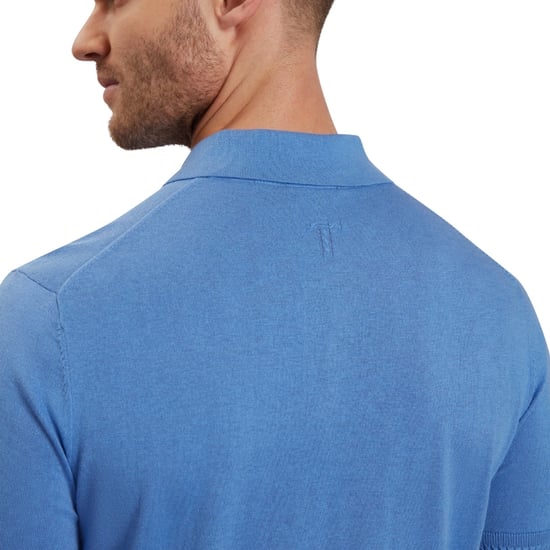 Polo Azul De Punto Nickk De Ted Baker - Image 2