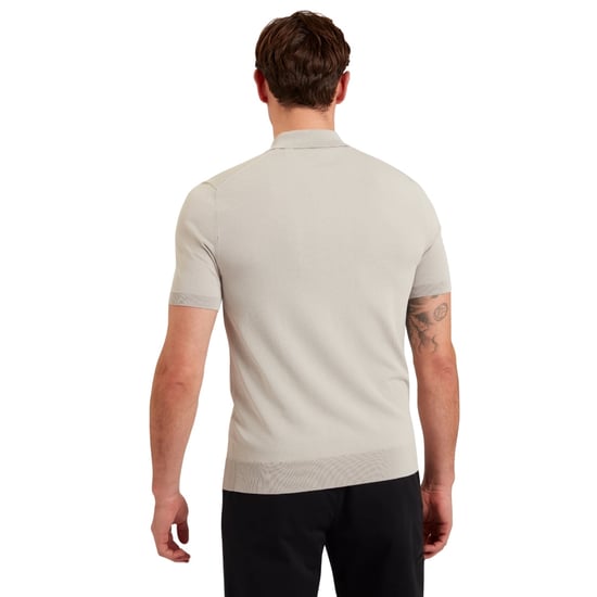Polo Gris Medio Con Cremallera De Rayón Daldin De Ted Baker - Image 4