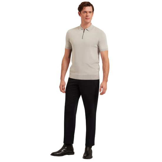 Polo Gris Medio Con Cremallera De Rayón Daldin De Ted Baker - Image 5