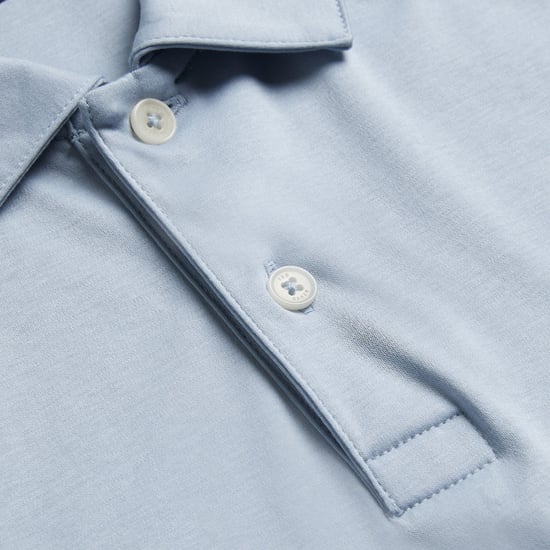 Polo Ted Baker Zeiter Slim Soft Touch Azul Claro - Image 4
