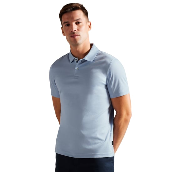 Polo Ted Baker Zeiter Slim Soft Touch Azul Claro - Image 6