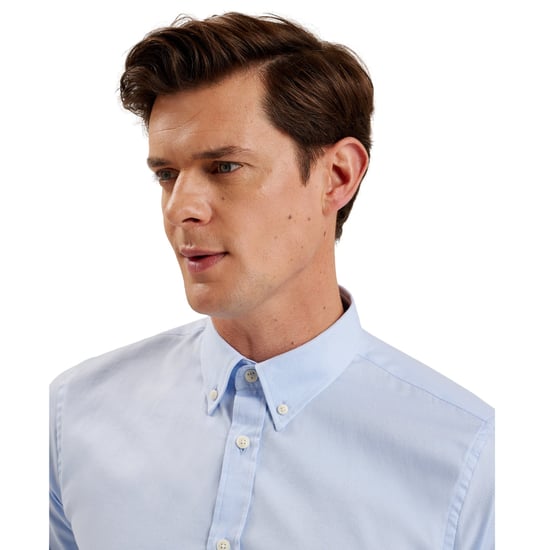 Camisa Oxford Azul Claro De La Marca Ted Baker Allarde Regular - Image 4