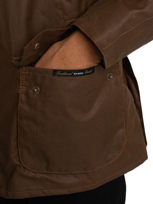 Barbour Chaqueta Encerada Ashby, Marrón - Image 4