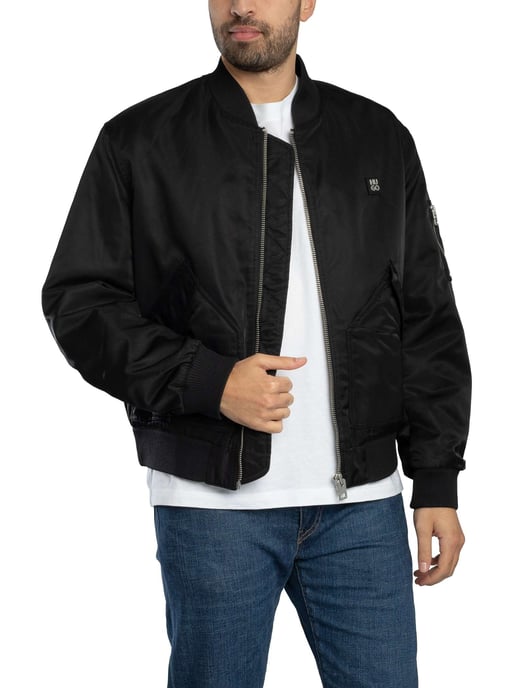 HUGO Chaqueta Bomber Badam2611, Negro - Image 1