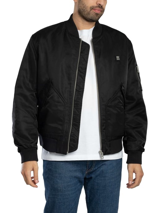 HUGO Chaqueta Bomber Badam2611, Negro - Image 2