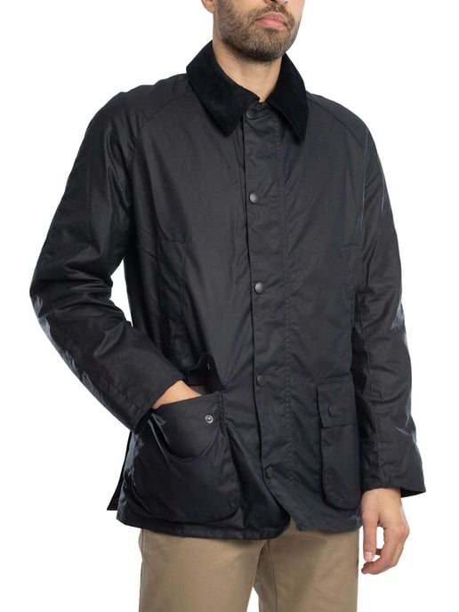 Barbour Chaqueta Encerada Ashby, Azul - Image 1