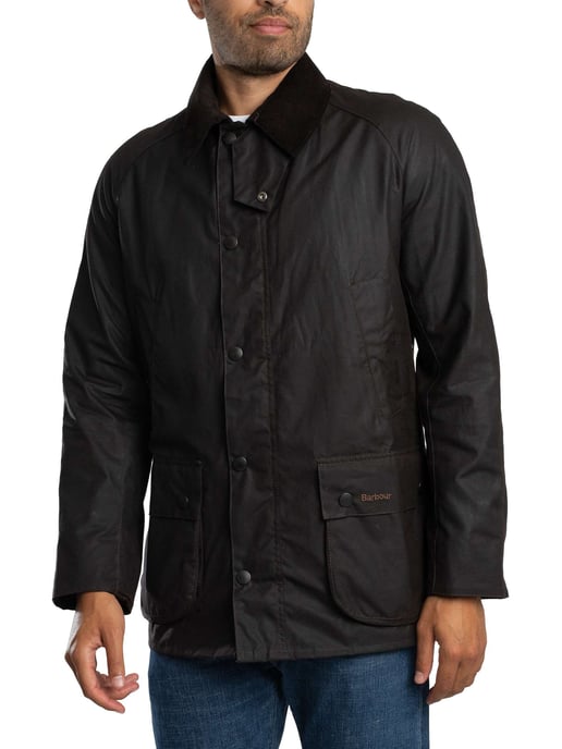 Barbour Chaqueta Encerada Ashby, Negro - Image 2