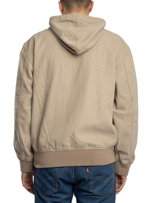 Dickies Chaqueta Bomber Con Capucha Y Lona Sin Forro, Beige - Image 3