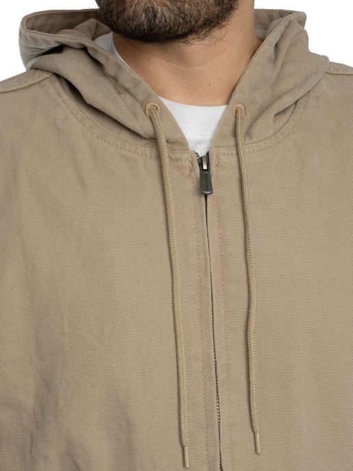 Dickies Chaqueta Bomber Con Capucha Y Lona Sin Forro, Beige - Image 5