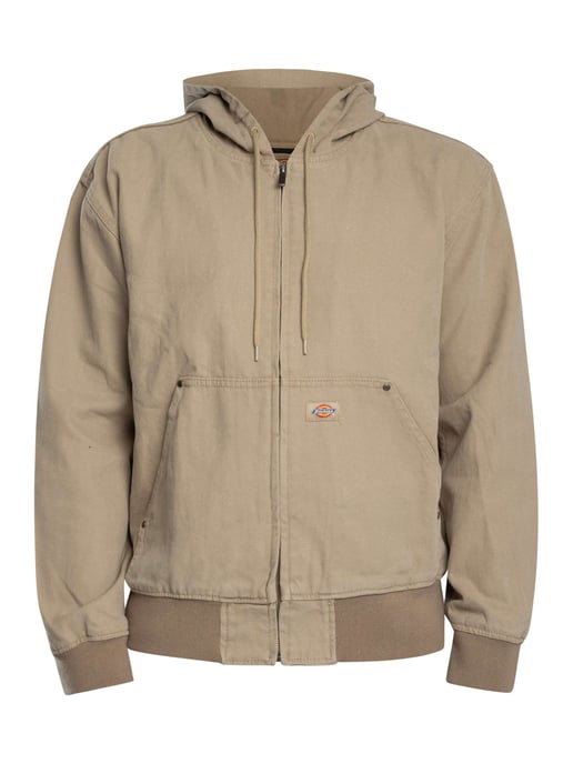 Dickies Chaqueta Bomber Con Capucha Y Lona Sin Forro, Beige - Image 6