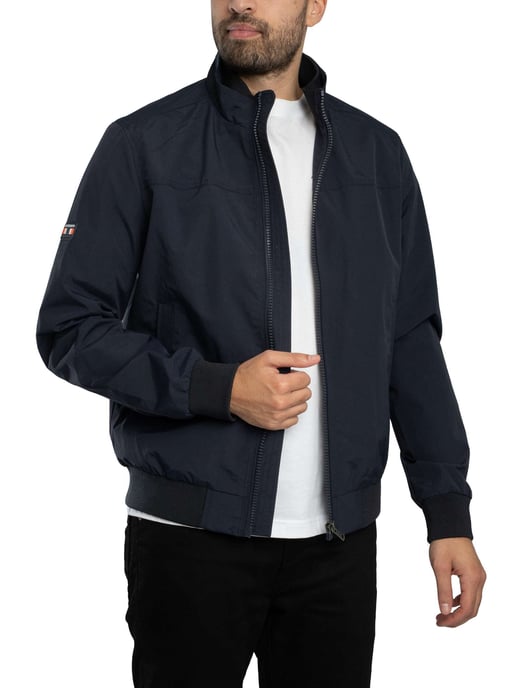Superdry Chaqueta Harrington De Nailon, Azul - Image 1