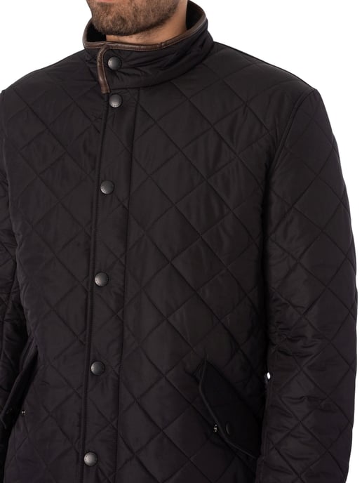 Barbour Chaqueta Acolchada Powell, Azul - Image 4