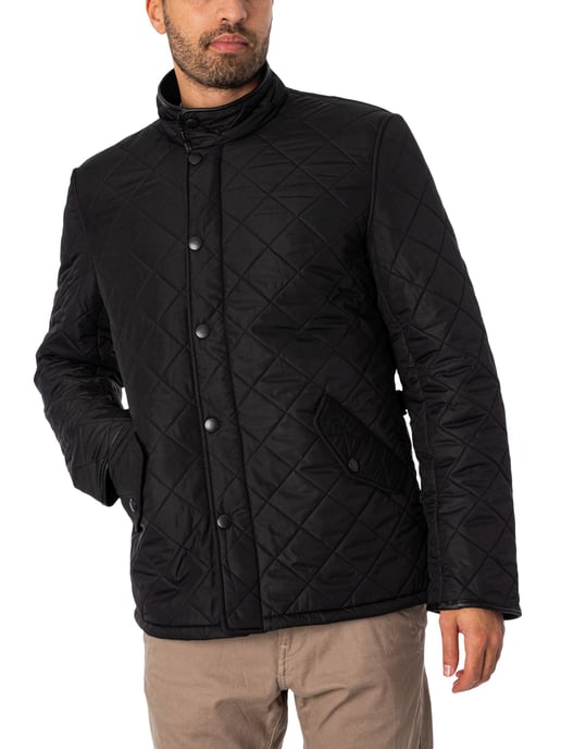 Barbour Chaqueta Acolchada Powell, Negro - Image 2