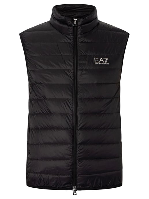EA7 Chaleco De Plumas Tejido, Negro - Image 6